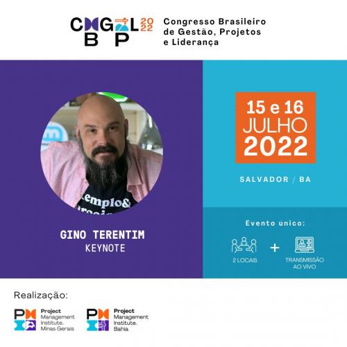 Gino Terentim é o primeiro keynote confirmado do CBGPL 2022