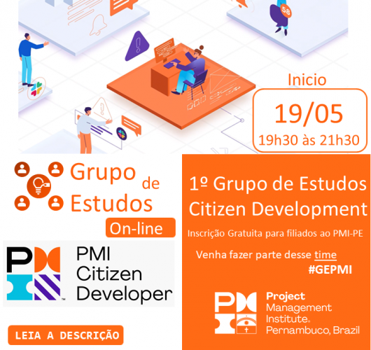 1º Grupo de Estudos Citizen Development