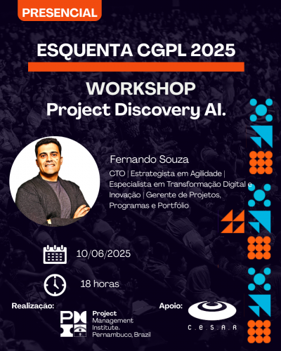  Vem aí o Esquenta CGPL 2025 e já começamos com tudo!