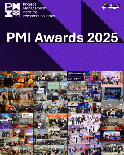 Pernambuco (PMI-PE) é um dos finalistas do PMI Global Chapter Awards 2025!