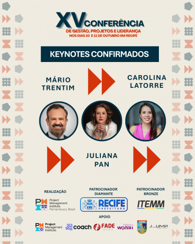 Você vai ficar de fora da XV Conferência de Gestão, Projetos e Liderança?