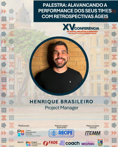 Participe da XV Conferência de Gestão, Projetos e Liderança do PMI-PE