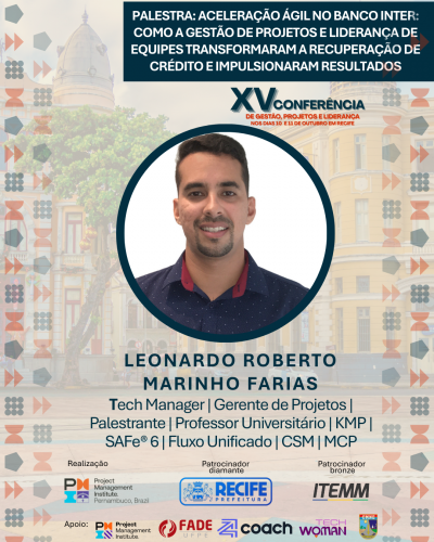 🚀 XV Conferência de Gestão, Projetos e Liderança do PMI-PE