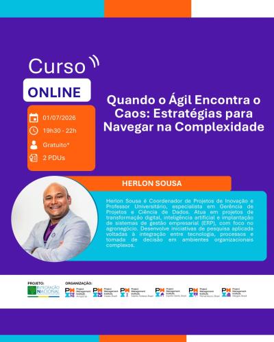 Curso Online: Gestão de Riscos e Incertezas em Projetos de Inovação