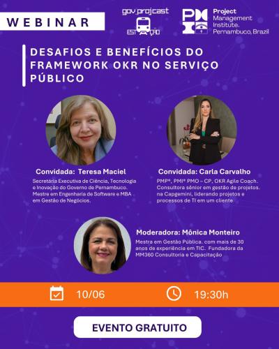 📢 Webinar | Desafios e Benefícios do Framework OKR no Serviço Público